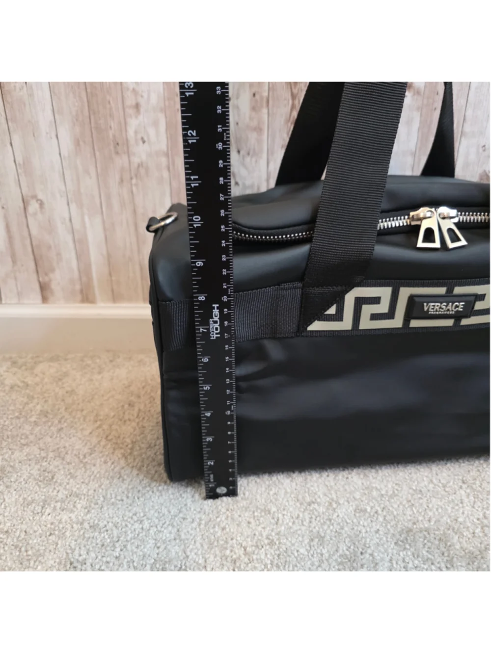 Men's Versace Fragrances Black Duffel Bag NWOT